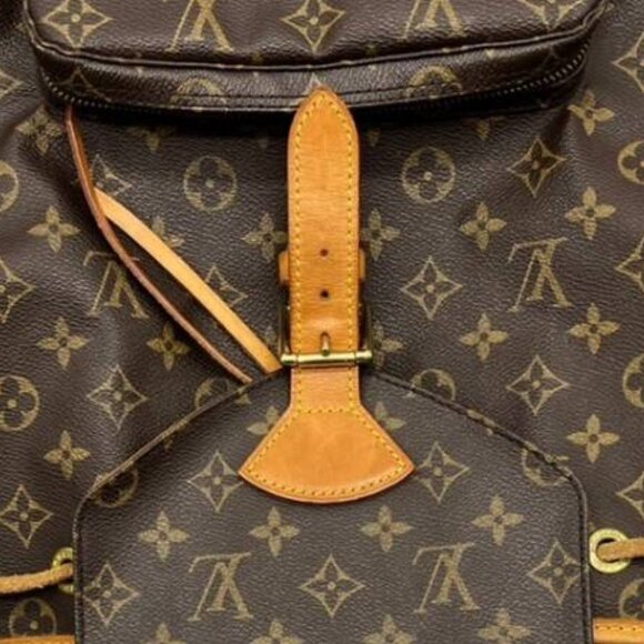 🔥EXTRA LARGE🔥 Authentic Louis Vuitton Monogram Montsouris GM Backpack Bag LV - Picture 14 of 15